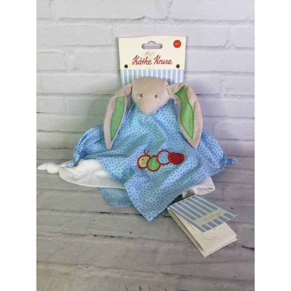 Kathe Kruse Schmusetuch Theo Bunny Rabbit Baby Snuggle Security Blanket Lovey - Picture 1 of 9